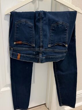 7 for mankind jeans Women’s Dark Blue Slim Jeans